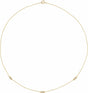 14K Yellow Gold 1/5 CTW Natural Diamond 3-Station 16" Necklace