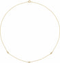 14K Yellow 1/6 CTW Natural Diamond 3-Station 16" Necklace