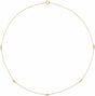 14K Yellow 1/4 CTW Natural Diamond 5-Station 16" Necklace