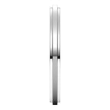Continuum Sterling Silver 2 mm Stepped-Edge Flat Band Size 11.5