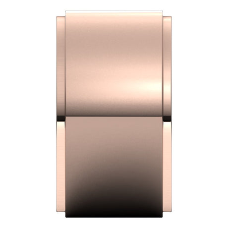 14K Rose Gold 11 mm Stepped-Edge Flat Band Size 5