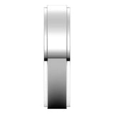 Platinum 5 mm Flat Edge Band