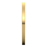 14K Yellow Gold 1.5 mm Comfort-Fit Flat Band Size 4.5