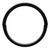 14K White Gold 1 mm Comfort-Fit Flat Band Size 4.5