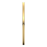 10K Yellow Gold 1 mm Comfort-Fit Flat Band Size 4