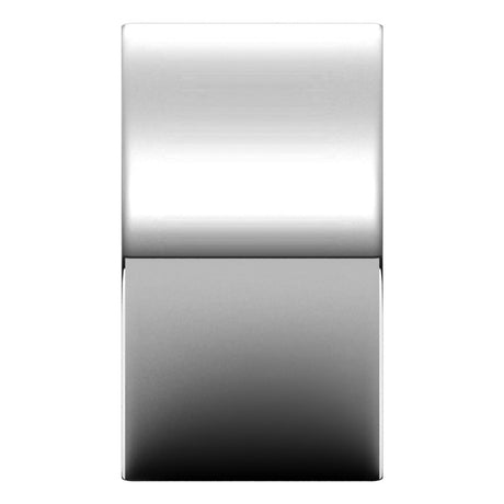 14K White Gold 12 mm Comfort-Fit Flat Band Size 7.5