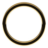 14K Yellow 3.5 mm Flat Comfort Fit Band Size 7