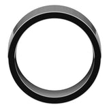 Sterling Silver 11 mm Comfort-Fit Flat Band Size 8.5