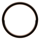 18K Rose Gold 1.5 mm Flat Comfort Fit Light Band Size 4.5