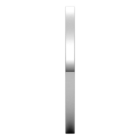 14K White Gold 1.5 mm Lightweight Comfort-Fit Flat Band Size 7