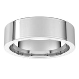 Sterling Silver 6 mm Flat Comfort Fit Band