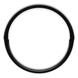 14K White Gold 1 mm Lightweight Comfort-Fit Flat Band Size 9.5