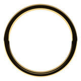 18K Yellow Gold 1 mm Flat Comfort Fit Light Band Size 7