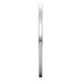 14K White Gold 1 mm Lightweight Comfort-Fit Flat Band Size 9.5