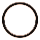 14K Rose Gold 2 mm Flat Comfort Fit Light Band Size 4