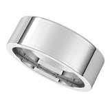 Platinum 7 mm Flat Comfort Fit Band