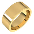 14K Yellow Gold 8 mm Comfort-Fit Flat Band Size 7