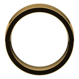 18K Yellow 8 mm Flat Comfort Fit Band