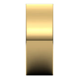 14K Yellow Gold 8 mm Comfort-Fit Flat Band Size 7