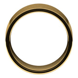 14K Yellow 10 mm Flat Comfort Fit Light Band