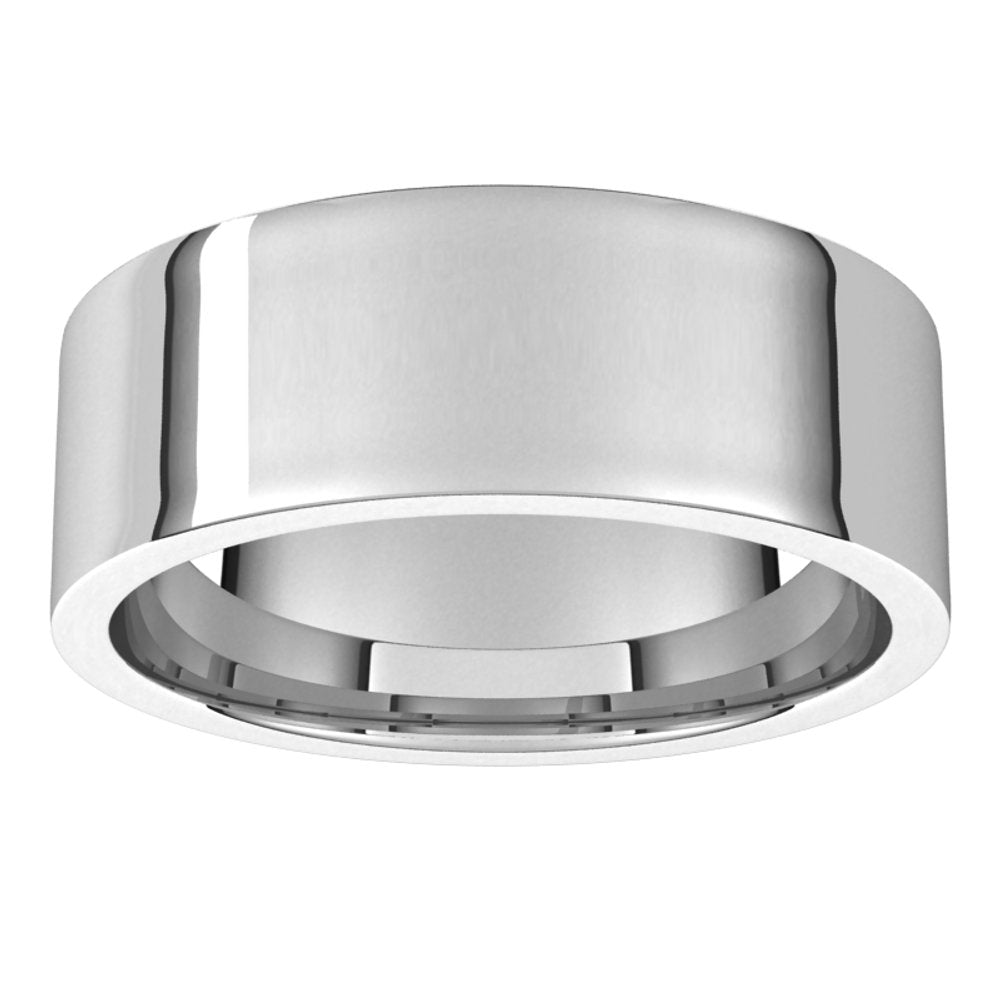 Platinum 7 mm Flat Comfort Fit Light Band