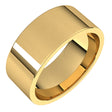 14K Yellow Gold 8 mm Lightweight Comfort-Fit Flat Band Size 4.5