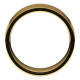 14K Yellow Gold 8 mm Lightweight Comfort-Fit Flat Band Size 4.5