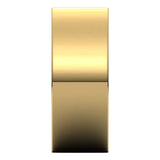 14K Yellow Gold 8 mm Lightweight Comfort-Fit Flat Band Size 4.5