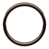 14K Rose 6 mm Flat Comfort Fit Light Band Size 10.5