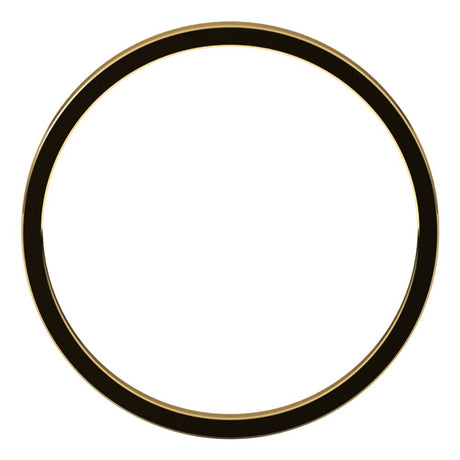14K Yellow Gold 1.5 mm Ultra-Lightweight Flat Band Size 4.5