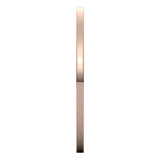 10K Rose Gold 1 mm Ultra-Lightweight Flat Band Size 5