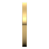 10K Yellow Gold 2 mm Ultra-Lightweight Flat Band Size 6