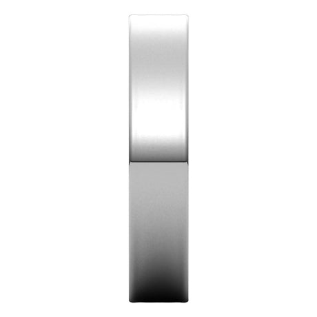 14K White 4 mm Flat Ultra-Light Band