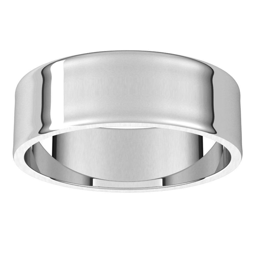 Platinum 6 mm Flat Ultra-Light Band Size 5