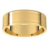 14K Yellow 6 mm Flat Ultra Light Band