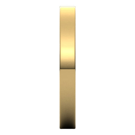 10K Yellow Gold 2.5 mm Ultra-Lightweight Flat Band Size 5.5