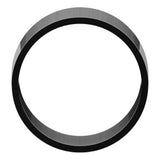 Sterling Silver 10 mm Ultra-Lightweight Flat Band Size 7.5