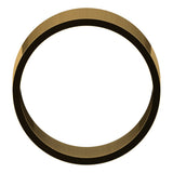18K Yellow 10 mm Ultra-Lightweight Flat Band Size 7.5