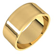 14K Yellow 8 mm Flat Ultra Light Band Size 7