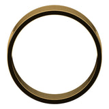 14K Yellow Gold 8 mm Ultra-Lightweight Flat Band Size 5.5