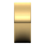 14K Yellow Gold 8 mm Ultra-Lightweight Flat Band Size 5.5