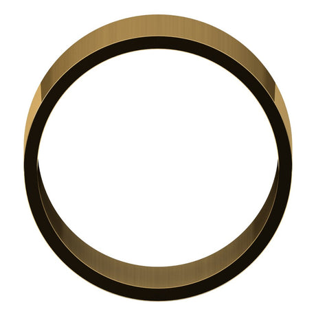 10K Yellow Gold 11 mm Ultra-Lightweight Flat Band Size 10