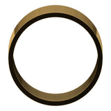 10K Yellow Gold 11 mm Ultra-Lightweight Flat Band Size 10