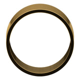 14K Yellow Gold 12 mm Ultra-Lightweight Flat Band Size 7