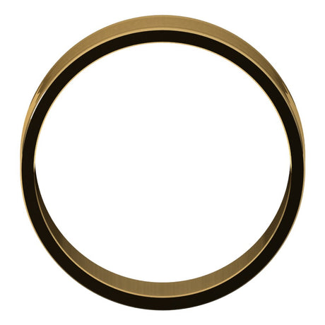 14K Yellow 7 mm Flat Ultra-Light Band