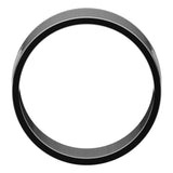 14K White 9 mm Ultra-Lightweight Flat Band Size 6.5