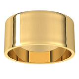 14K Yellow 9 mm Ultra-Lightweight Flat Band Size 7