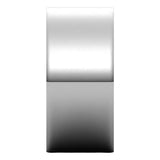 10K White Gold 9 mm Ultra-Lightweight Flat Band Size 5.5