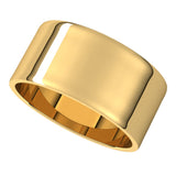 14K Yellow 9 mm Ultra-Lightweight Flat Band Size 7