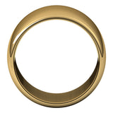 14K Yellow 14 mm Half Round Band Size 7